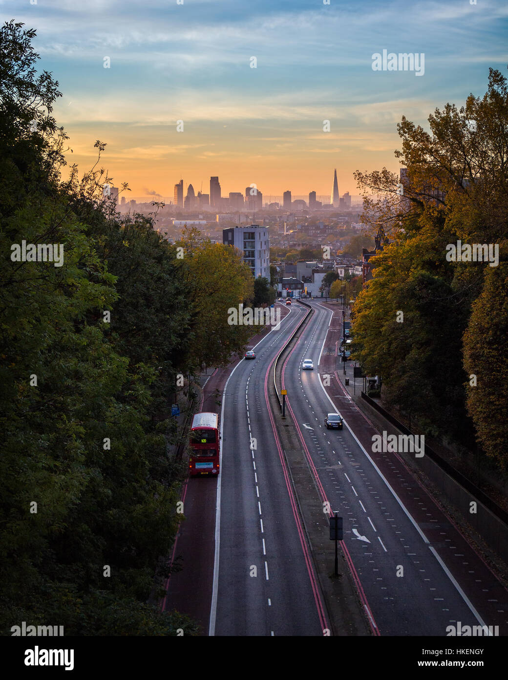 Straße von London, England Stockfoto