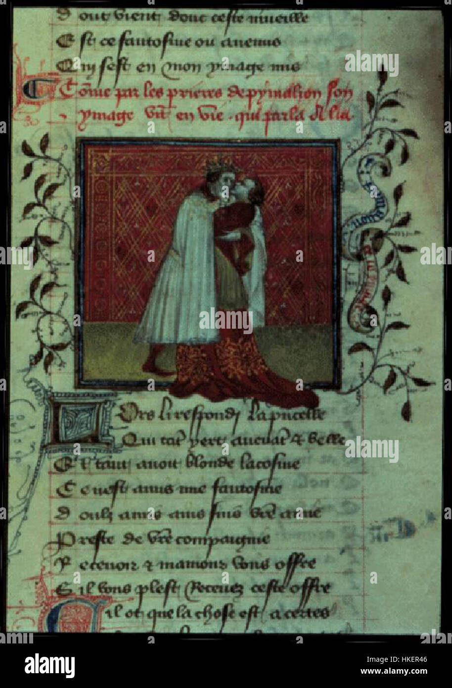 Pygmalion, Pierpont Morgan lib, FR245, fol. 152r Stockfoto