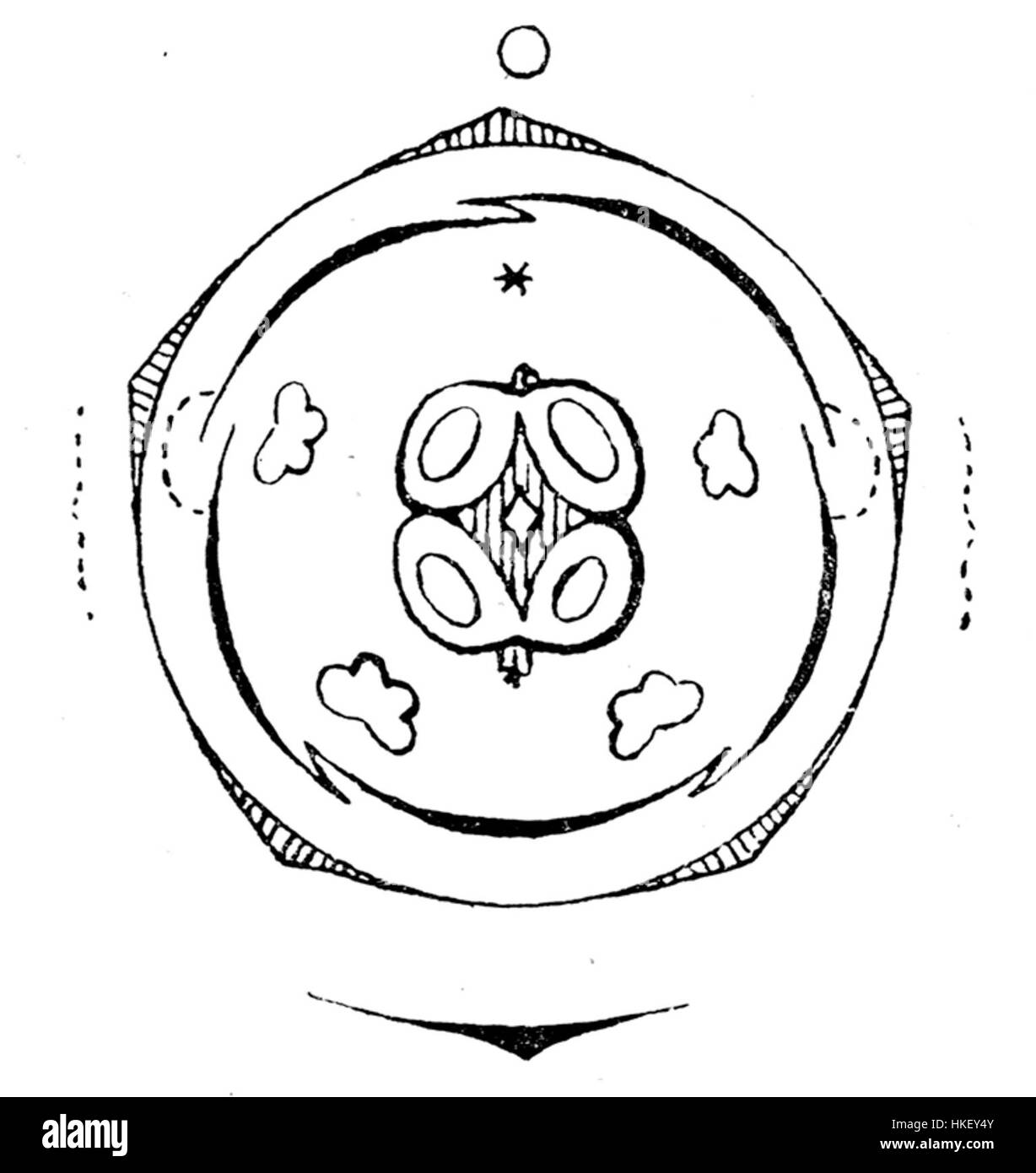 Das Diagramm der Verbena officinalis, eine illustrierte botanische Studie, zeigt die Struktur der Pflanze in detaillierter Präzision und hebt ihre medizinischen Eigenschaften und die botanische Klassifizierung hervor. Stockfoto