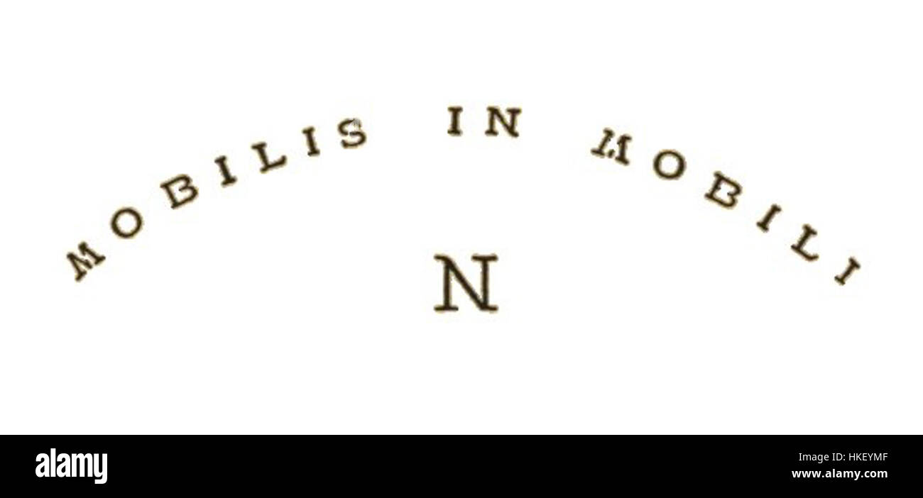 Das Kunstwerk mit dem Titel „20000 Mobilis in Mobili“ ist eine kreative Darstellung der Phrase aus Jules Vernes Roman und symbolisiert dynamische Bewegung in einem geschlossenen Raum. Das Gemälde veranschaulicht die Verschmelzung von mechanischen und natürlichen Kräften und veranschaulicht die Konvergenz von Technologie und Natur in einem futuristischen, fantasievollen Stil. Stockfoto