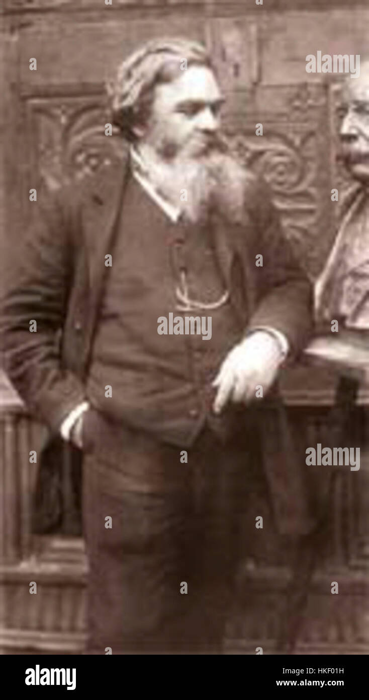 Dieses Fotoporträt von Alfred Boucher fängt den französischen Bildhauer in einer nachdenklichen Pose ein und spiegelt die ernste und kontemplative Natur des Künstlers wider. Das Bild bietet einen Einblick in die Persönlichkeit von Boucher, einem der einflussreichen Bildhauer des späten 19. Jahrhunderts, dessen Werke zum neoklassischen Stil beigetragen haben. Stockfoto