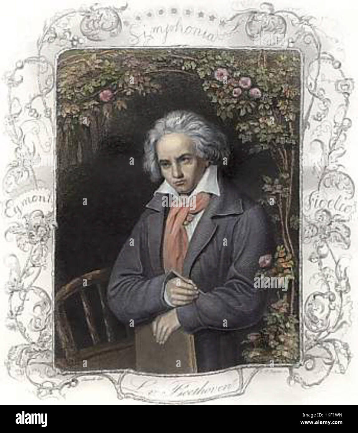 Posthume Beethoven Stockfoto