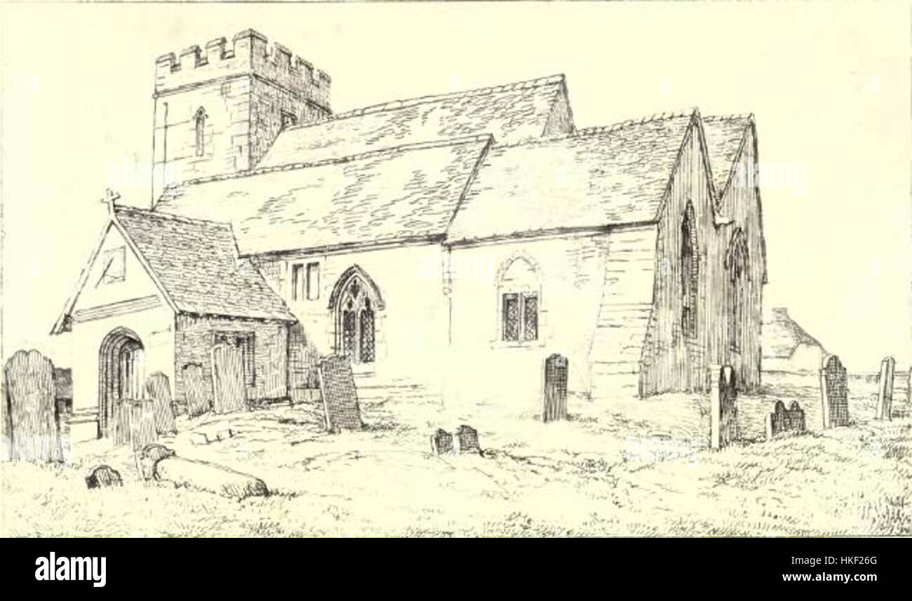 Boughton Malherb Kirche "Notizenseite verfügen über die Kirchen in den Grafschaften Kent, Sussex und Surrey Djvu 67 Wikisource" Stockfoto