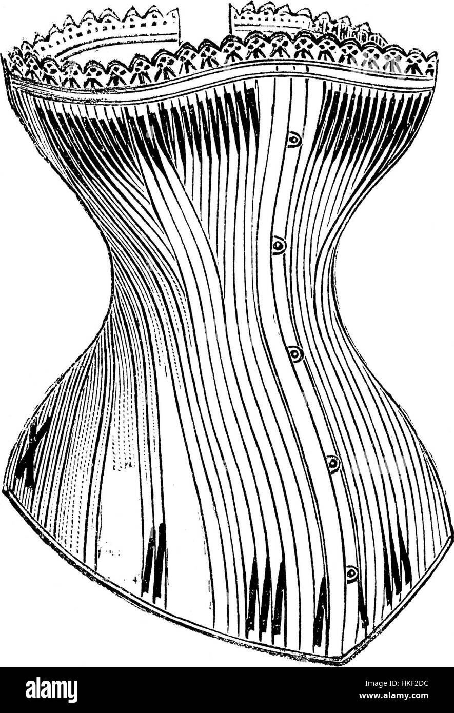Corset Coutil, erhältlich in weiß, Ecru oder Grau, ist ein strapazierfähiges Gewebe, das in der Korsettenherstellung verwendet wird. Das Coutil ist für seine Stärke und Struktur bekannt und bildet die Grundlage für traditionelle Korsetts. Es bietet Halt bei gleichbleibender Oberfläche. Stockfoto