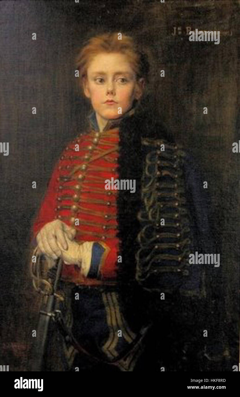 Joseph Bara ist ein historisches Gemälde, das den jungen französischen Revolutionshelden Joseph Bara darstellt, der während der Französischen Revolution zum Symbol des Martyriums wurde. Das Kunstwerk hebt seine Tapferkeit und sein jugendliches Opfer für sein Land hervor. Stockfoto