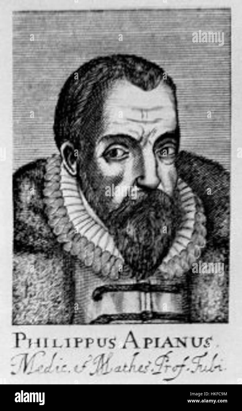 Philipp Apian 1531 1589 Stockfoto