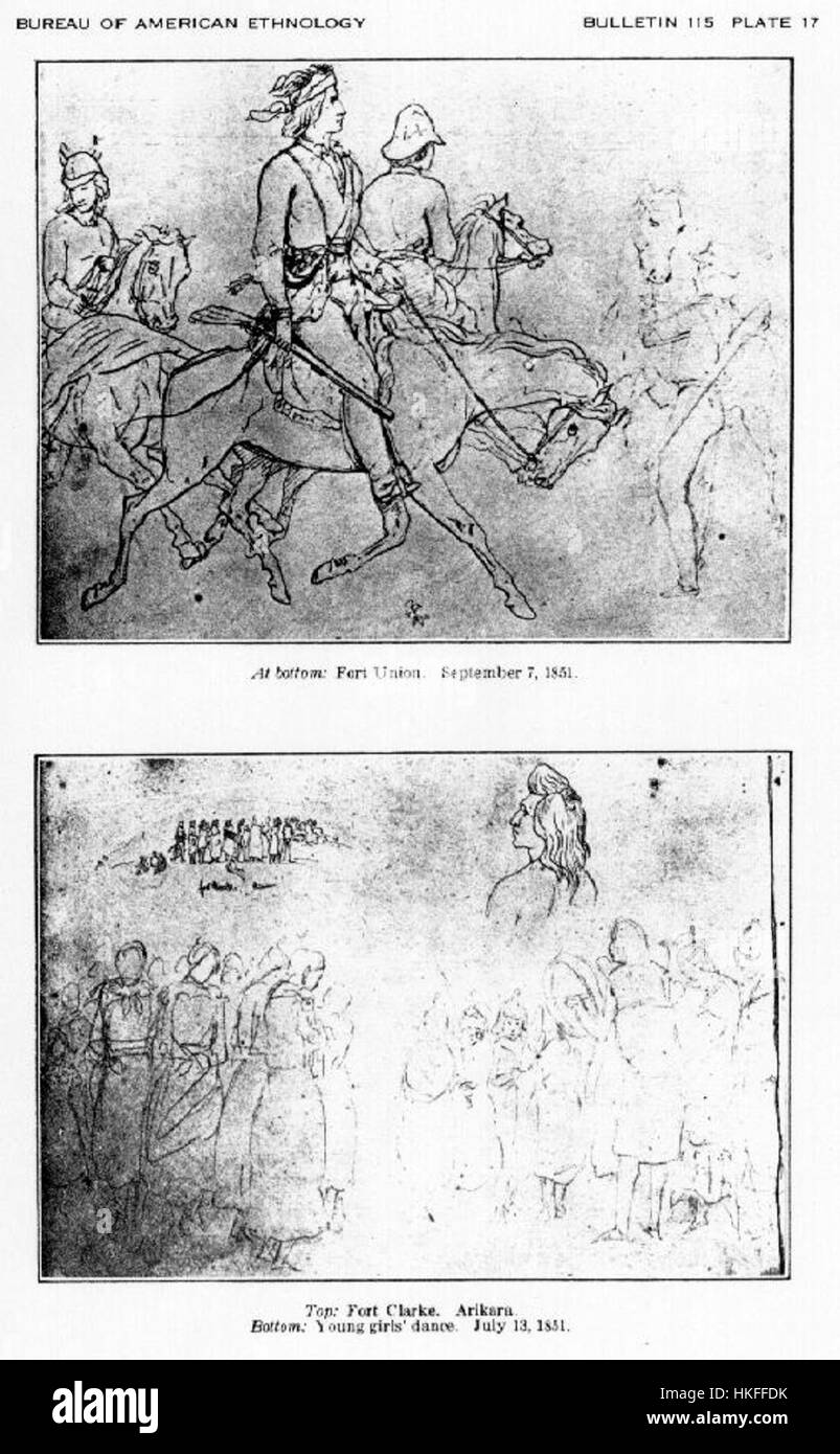 Platte 17 aus dem kurz Sketchbook zeigt eine detailreiche Skizze, die die Fähigkeit des Künstlers zum Erfassen komplexer Entwürfe demonstriert. Das Skizzenbuch ist ein wichtiges Beispiel für Skizziertechniken des 19. Jahrhunderts. Stockfoto