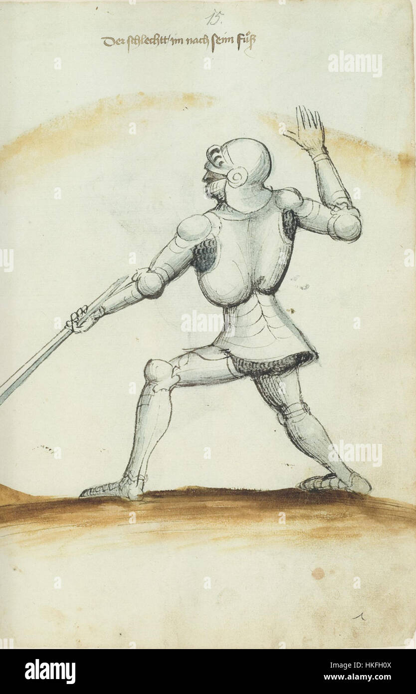 Dieses Manuskript, das als Frau XIX.17 identifiziert wurde, enthält detaillierte Kunstwerke und Texte aus dem Mittelalter. Die Seiten zeigen komplizierte Illustrationen und Handschriften, die typisch für Manuskripte aus dem 14. Oder 15. Jahrhundert sind und die kulturellen und religiösen Themen der Zeit widerspiegeln. Stockfoto