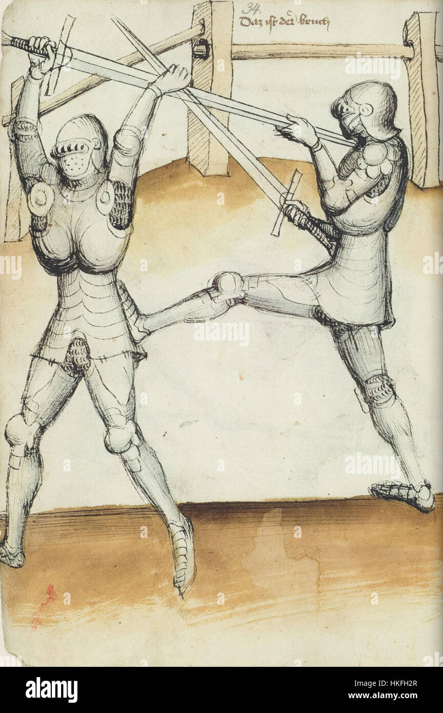 *Ms.XIX.17 3 17v* ist eine mittelalterliche Manuskriptseite mit beleuchtetem Text, wahrscheinlich aus einem theologischen oder religiösen Werk. Diese Seite ist ein schönes Beispiel für die komplizierte Schrift und Dekoration, die typisch für das 15. Jahrhundert ist und sowohl die spirituellen als auch die künstlerischen Aspekte der Zeit zeigt. Stockfoto