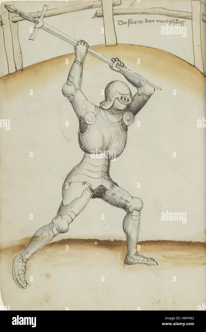 Eine detaillierte Illustration aus einer historischen Handschrift, Ms.XIX.17 3 08v, zeigt die komplizierten Kunstwerke und Kalligrafie der Zeit. Dieses Bild spiegelt die Handwerkskunst mittelalterlicher Manuskripte wider. Stockfoto