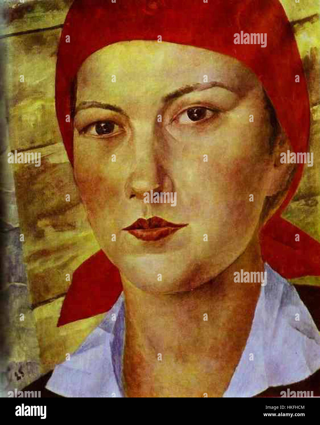 Petrow-Wodkin-Mädchen im roten Kopftuch (1925 Stockfotografie - Alamy
