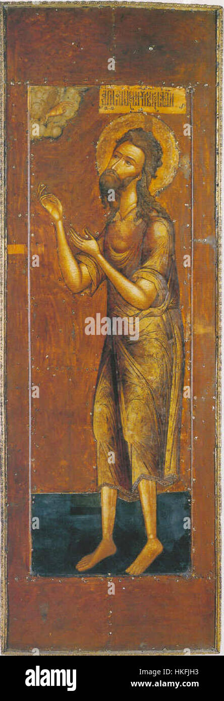 Dieses Gemälde von Alexius von Rom aus der Mitte des 17. Jahrhunderts zeigt die historische Figur als Teil des russischen religiösen und kulturellen Erbes und spiegelt seine Bedeutung während dieser Zeit wider. Stockfoto Dieses Gemälde von Alexius von Rom aus der Mitte des 17. Jahrhunderts zeigt die historische Figur als Teil des russischen religiösen und kulturellen Erbes und spiegelt seine Bedeutung während dieser Zeit wider. Stockfoto