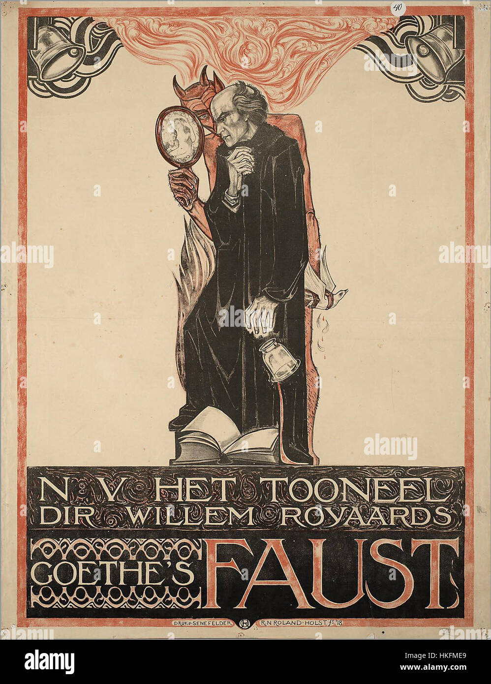 Goethes Faust Stockfoto