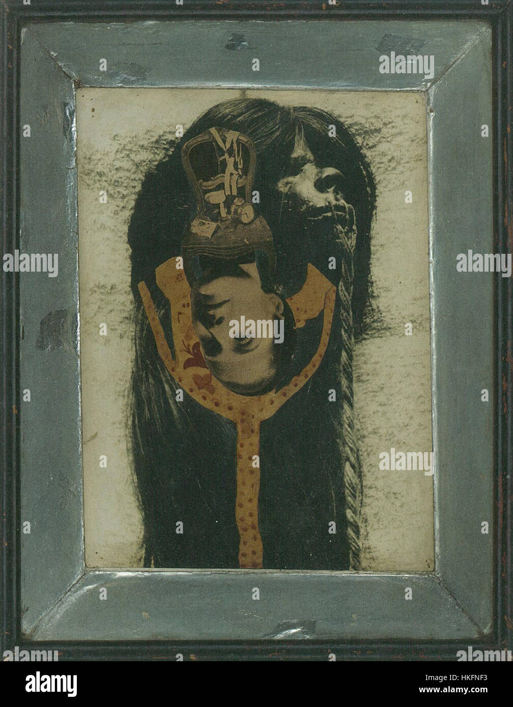 Vajda Lajos' 'Perui Madonna' (1930-33) spiegelt die Verschmelzung modernistischer und religiöser Themen wider und präsentiert eine lebendige Darstellung der Madonna im peruanischen Kontext. Das Werk verbindet Spiritualität und moderne Kunststile. Stockfoto