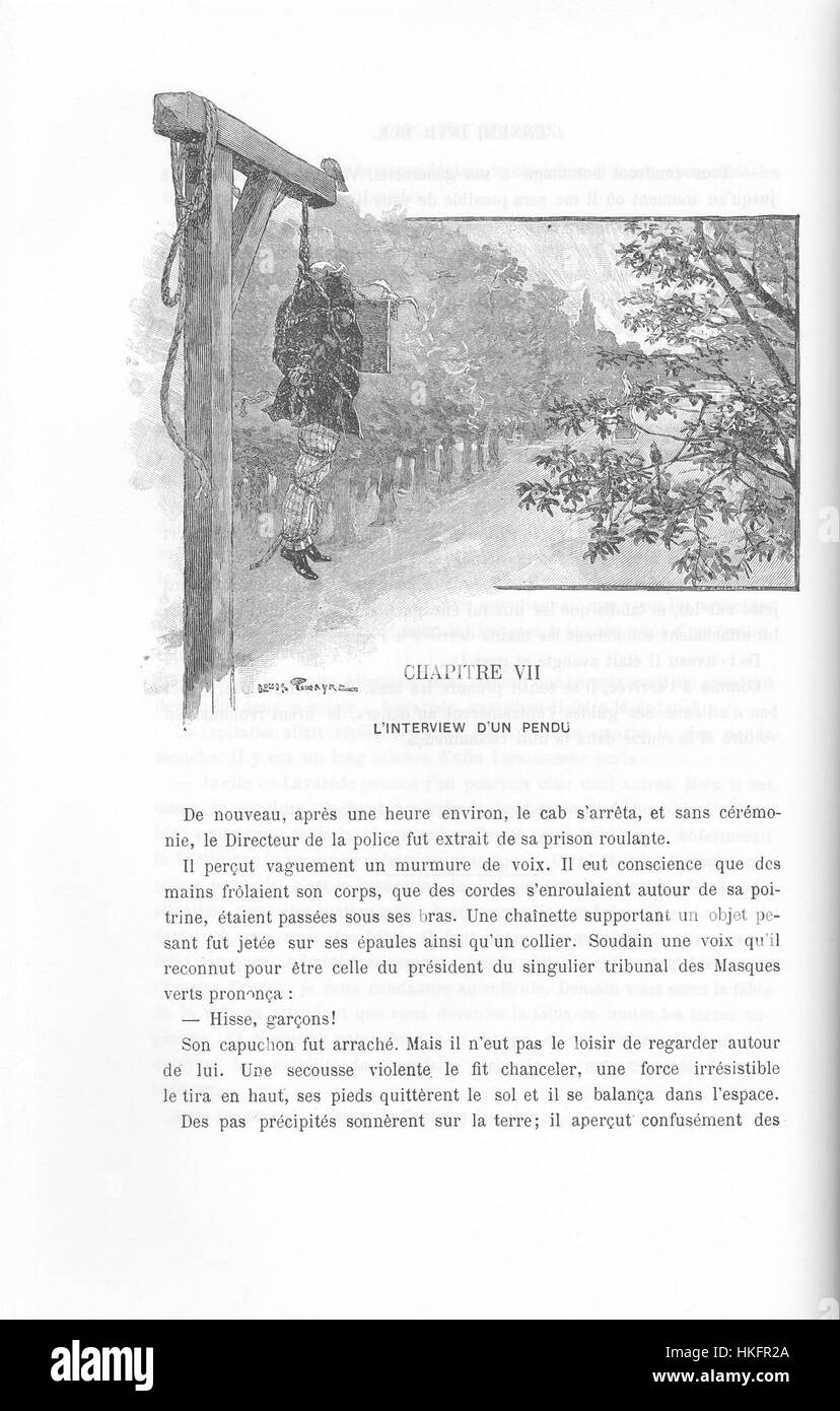 „Ivoi Corsaire“ ist eine künstlerische Darstellung eines klassischen literarischen Werks, die Elemente des Abenteuers und der historischen Erzählung kombiniert. Die Illustration erweckt die Intrige und das Drama des Originaltextes zum Leben. Stockfoto