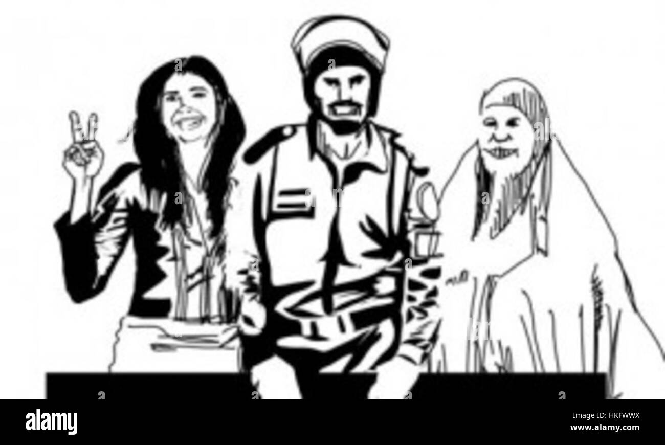 Dieses Foto aus Ägypten aus dem Jahr 2011 fängt einen Moment der ägyptischen Revolution ein und zeigt die Massendemonstrationen, die zum Fall von Hosni Mubarak führten. Sie spiegelt die sozialen und politischen Veränderungen wider, die Ägyptens moderne Geschichte geprägt haben. Stockfoto