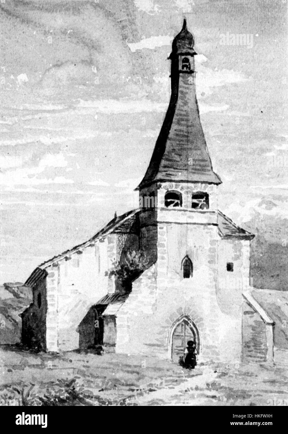 Conrad Freyberg Kirche in Norwegen Stockfoto