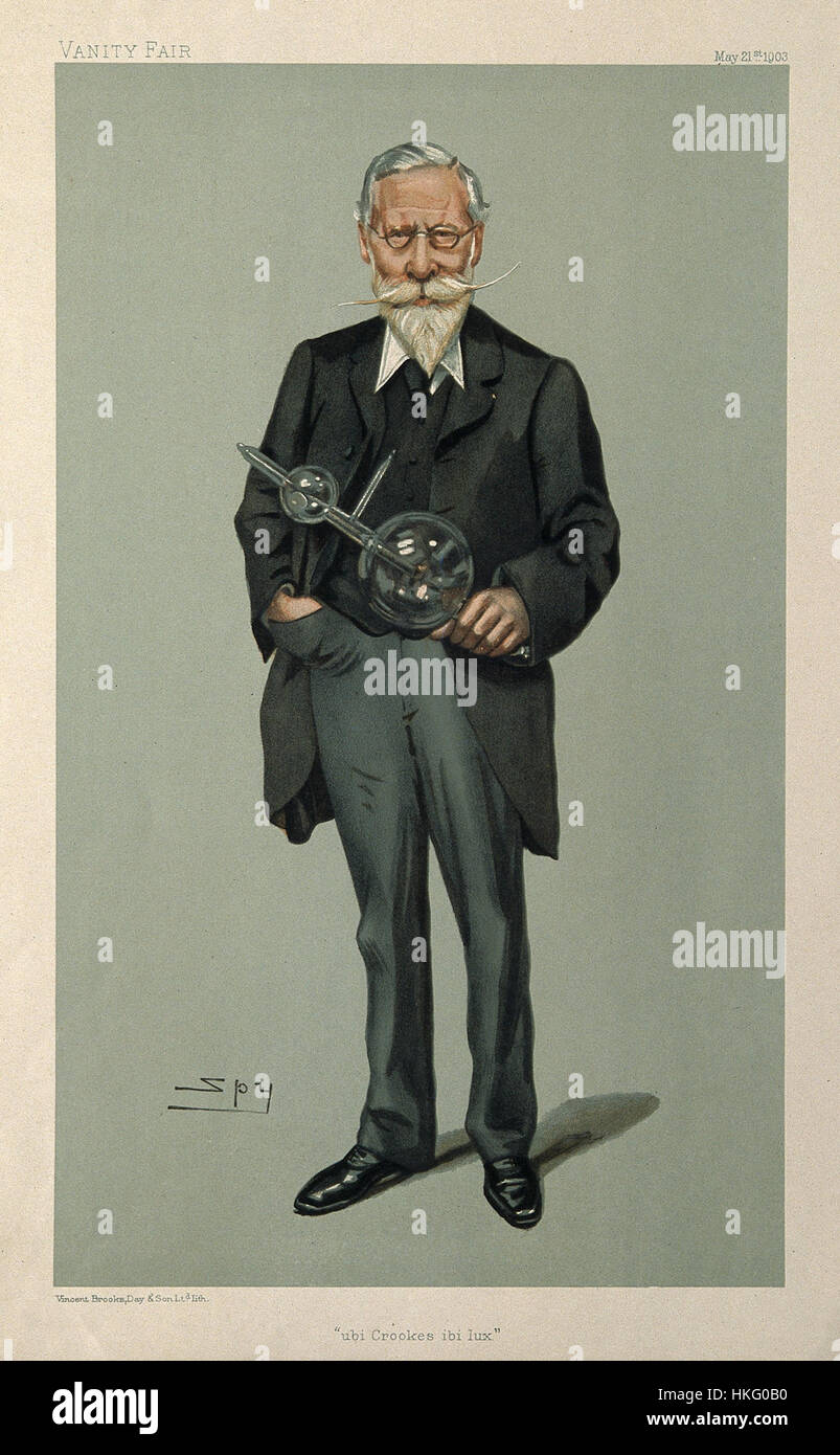 Porträt von Sir William Crookes (1832 1919), Chemiker Wellcome V0001359 Stockfoto