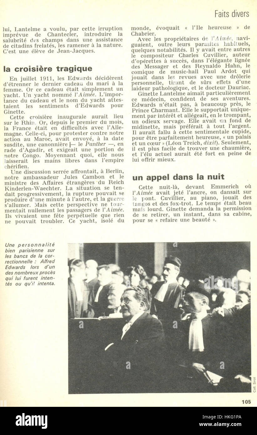 „Historia 295 juin 1971 page4“ ist ein Vintage-Magazin-Cover vom Juni 1971, das historische Kunstwerke aus dieser Zeit zeigt. Das Magazin präsentiert Kunst, Geschichte und kulturelle Einblicke und bietet einen Einblick in die Welt der Vintage-Kunst und historischen Entdeckungen im 20. Jahrhundert. Stockfoto