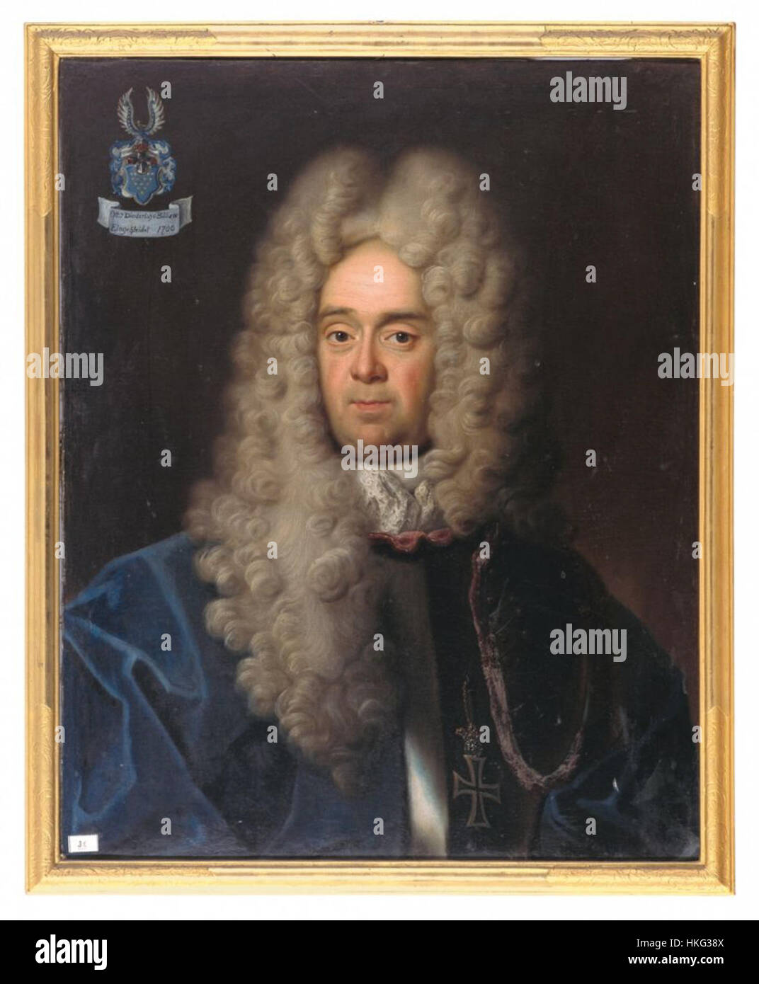 Dieses Porträt von Otto Dietrich von Buelow, gemalt von einem unbekannten Künstler, fängt das Gleichnis des deutschen Staatsmannes ein. Er spiegelt seine wichtige Rolle in der europäischen politischen Geschichte und seinen Einfluss im späten 19. Jahrhundert wider. Stockfoto