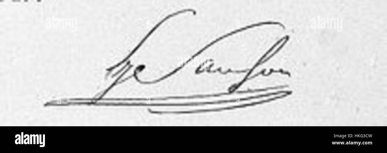 Dieses historische Stück von Maurin zeigt die Signatur von Louis Joseph Sanson, einer Schlüsselfigur im Frankreich des 18. Jahrhunderts. Das Kunstwerk bietet einen Einblick in die persönliche Identität einer prominenten historischen Figur. Stockfoto