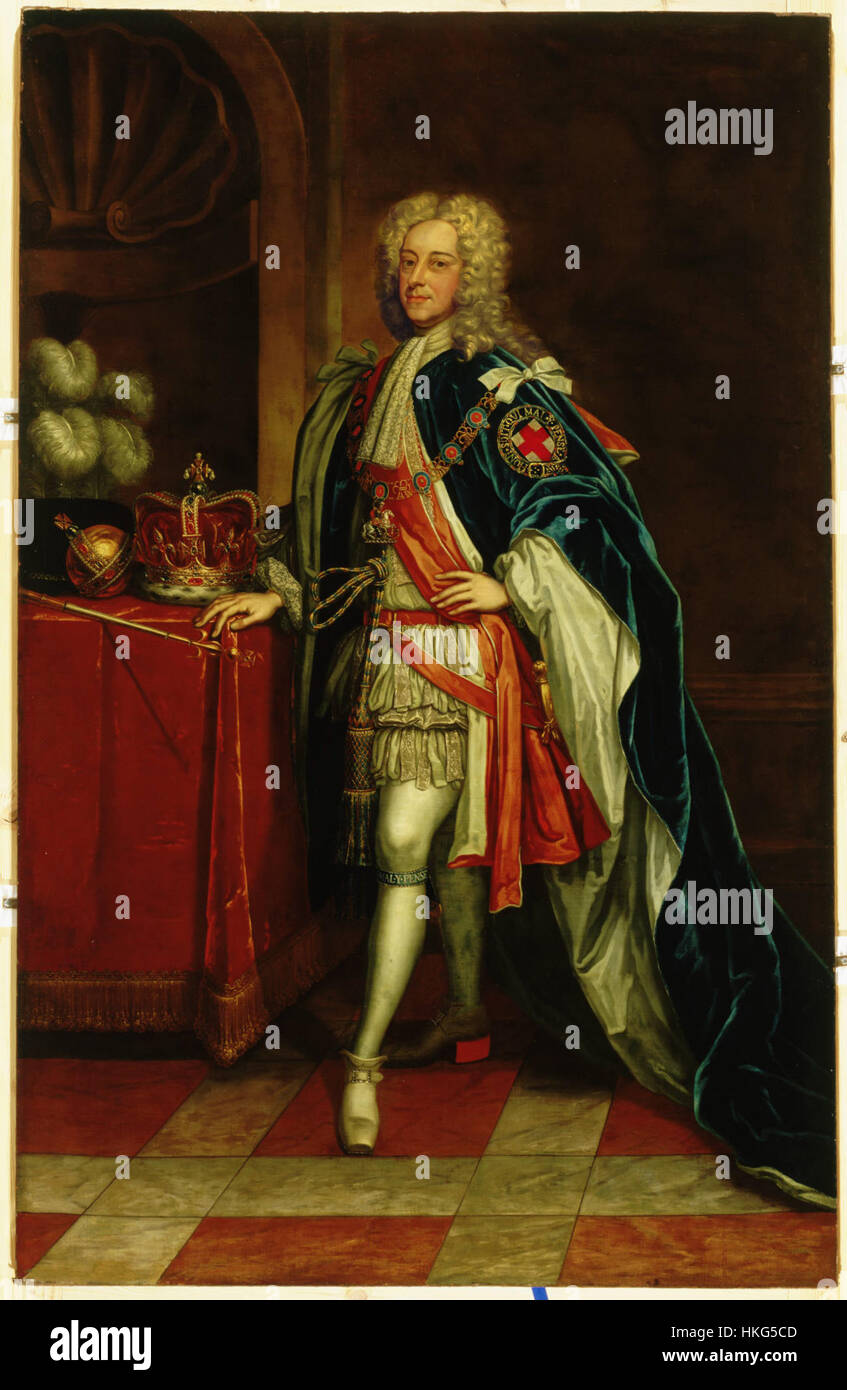 Kneller, Godfrey, George II., König von England (1683 1760), ca. 1727 32 Stockfoto