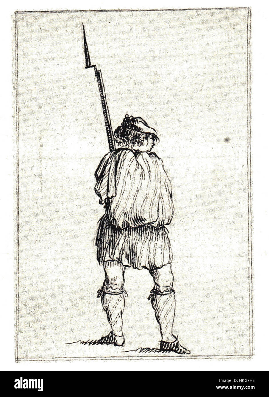 Diese Zeichnung eines unbekannten Künstlers aus dem 18. Jahrhundert erfasst Penicuik, Schottland, und zeigt seine Architektur und Landschaft. Das Kunstwerk spiegelt den Stil und die Technik der Zeit wider und bietet wertvolle Einblicke in das Erscheinungsbild der Gegend während der Zeit. Stockfoto