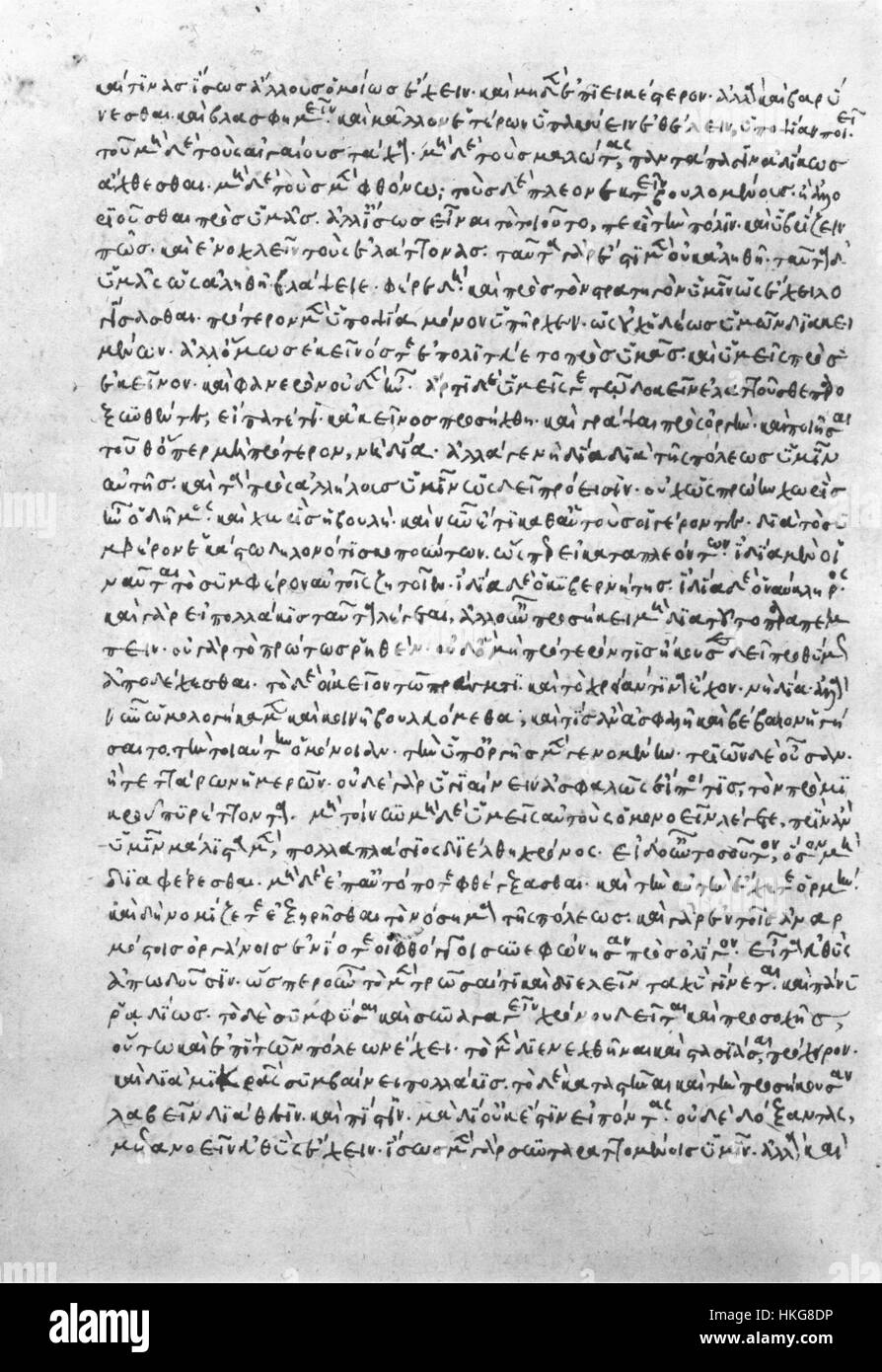 DIO Chrysostom war ein prominenter griechischer Philosoph, und dieses Kunstwerk, das Teil der Sammlung „Conventi Soppressi“ von Florenz ist, spiegelt die klassische Kunsttradition wider. Das Stück veranschaulicht den altgriechischen Einfluss in Florenz der Renaissance und konzentriert sich auf philosophische Themen und religiöse Symbolismus. Stockfoto