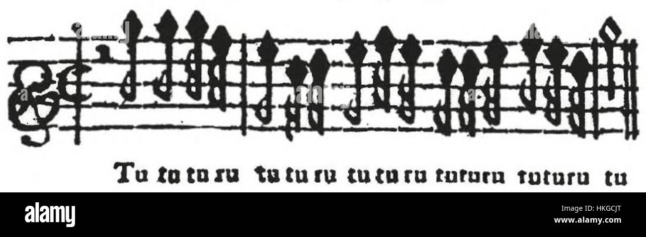 Das Kunstwerk „Hotteterre 30 1“ stellt eine musikalische und künstlerische Komposition dar, die wahrscheinlich mit den Werken von Hotteterre verwandt ist, bekannt für seine Beiträge zur Barockmusik und Flötenaufführung. Stockfoto