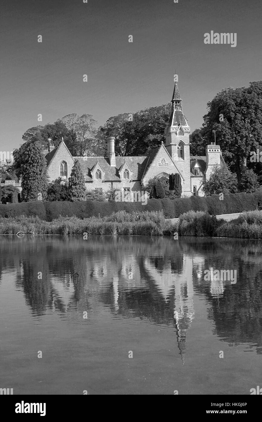 Sommer auf Newstead Abbey; ancestral Haus des Herrn Bryon, Nottinghamshire; England; UK Stockfoto