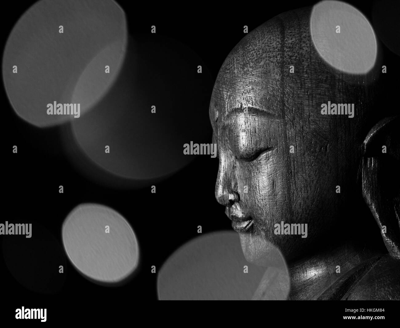 Ksitigarbha Skulptur 地藏王/菩薩/地藏王菩薩/地藏菩薩/像 Stockfoto