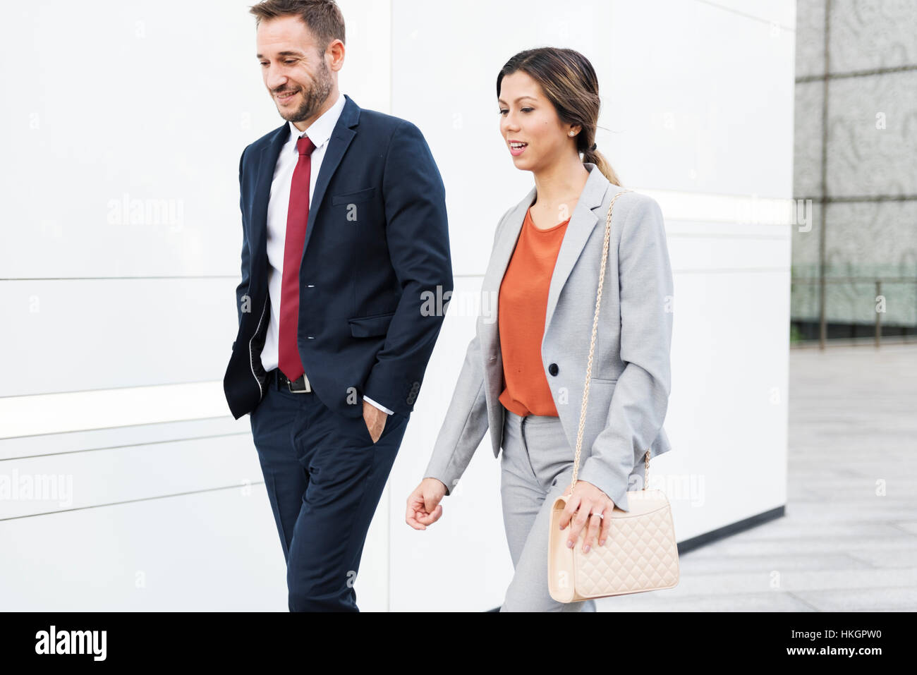 Geschäft Leute Pendler Walking City Life-Konzept Stockfoto