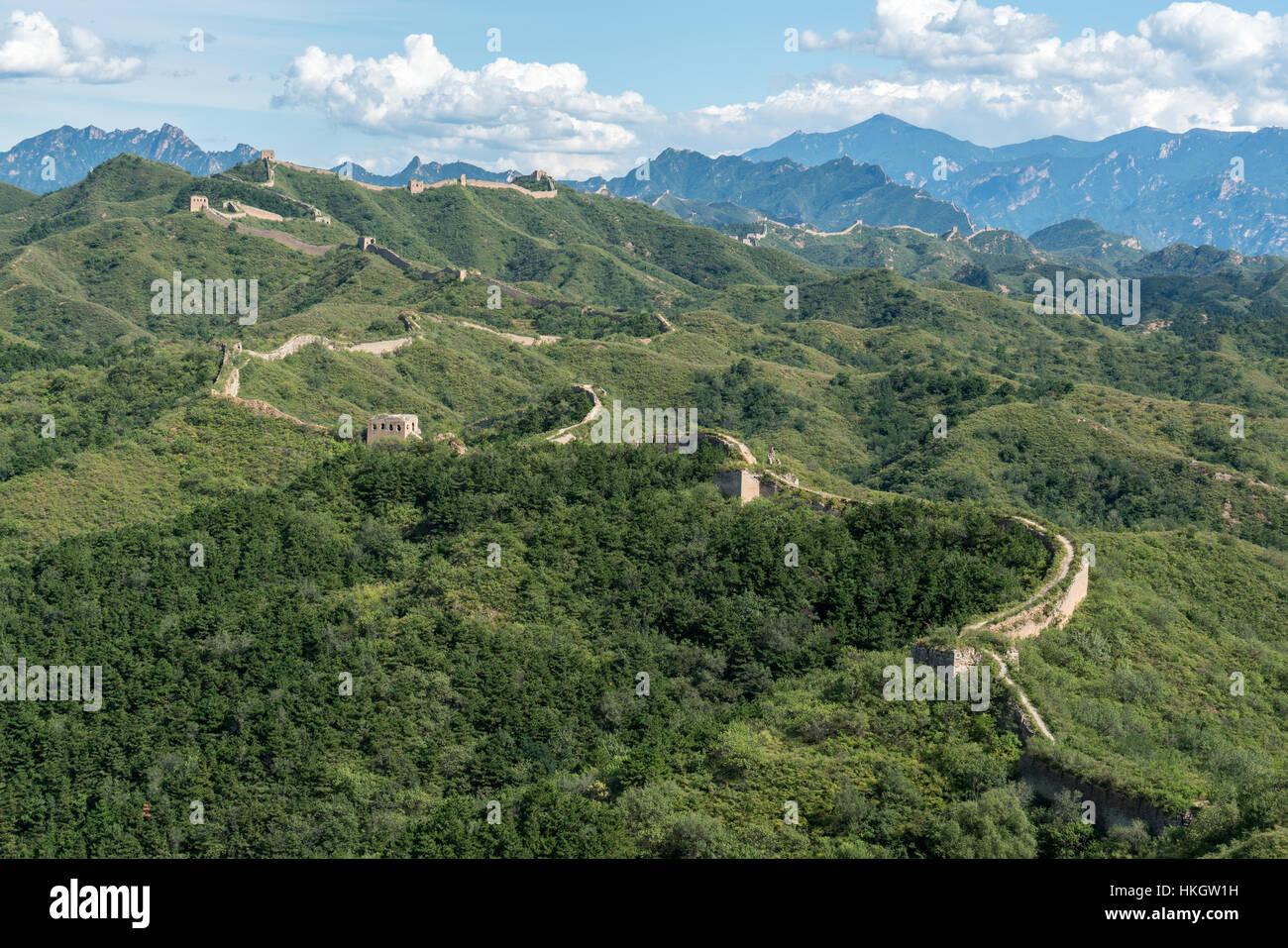 Die große Mauer von China Stockfoto