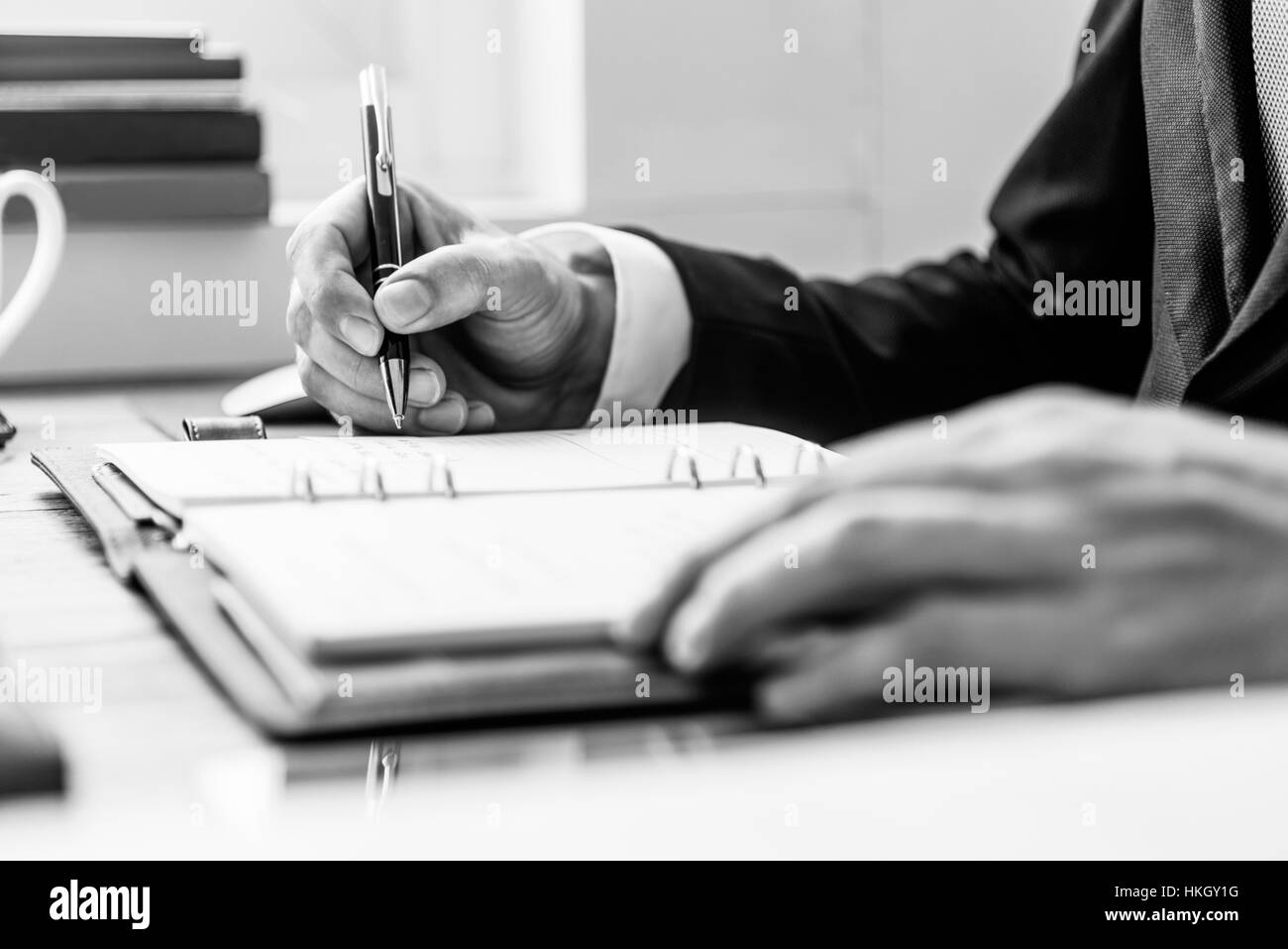 Business-Strategie Planung Prozess Lösungskonzept Stockfoto