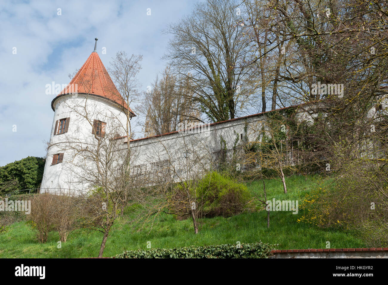 Schloss Neuburg, Neuburg ein der Donau, Bayern, Deutschland, Europa Stockfoto