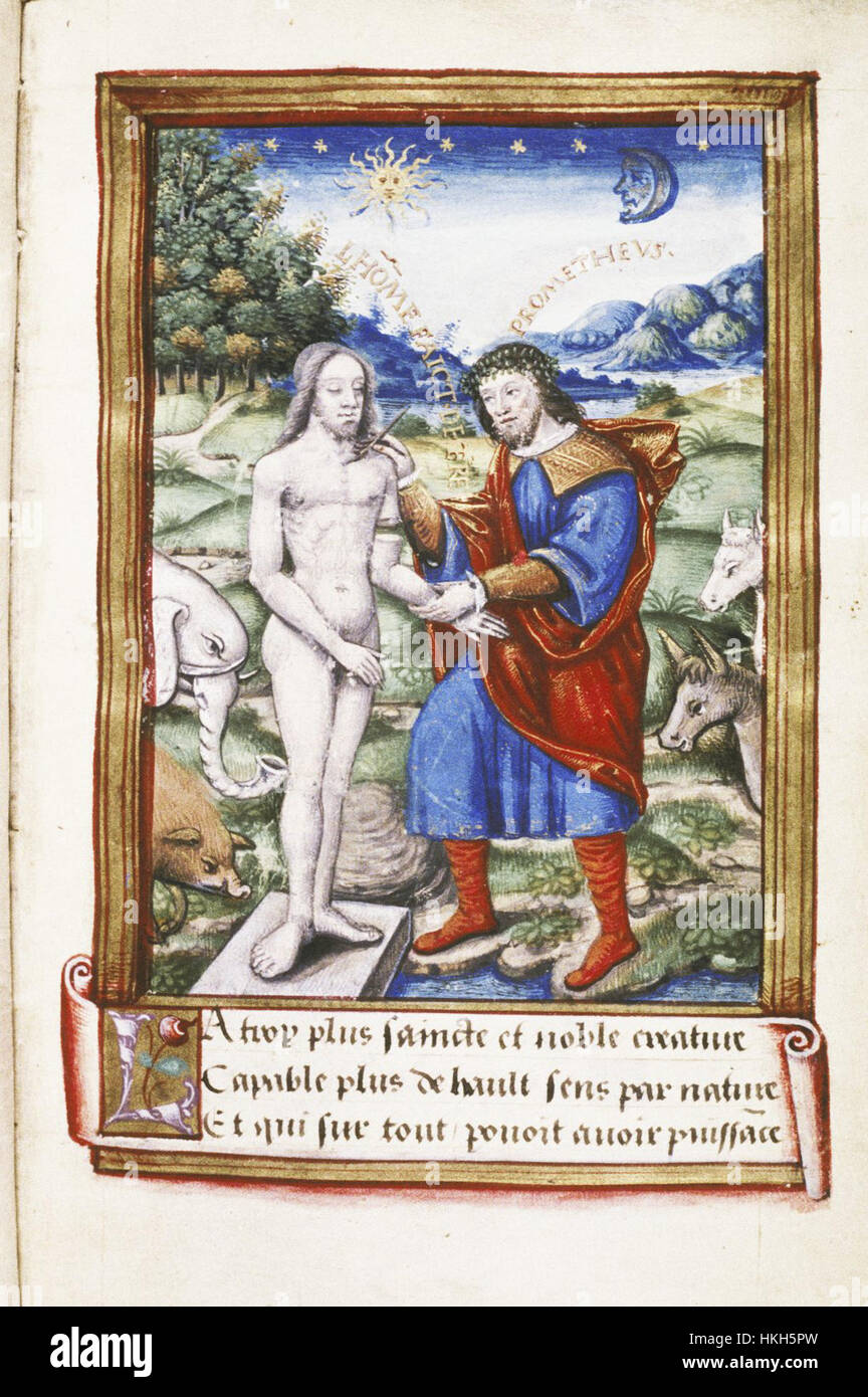 Ovid, Metamorphosen Französisch, Douce 117 Stockfoto