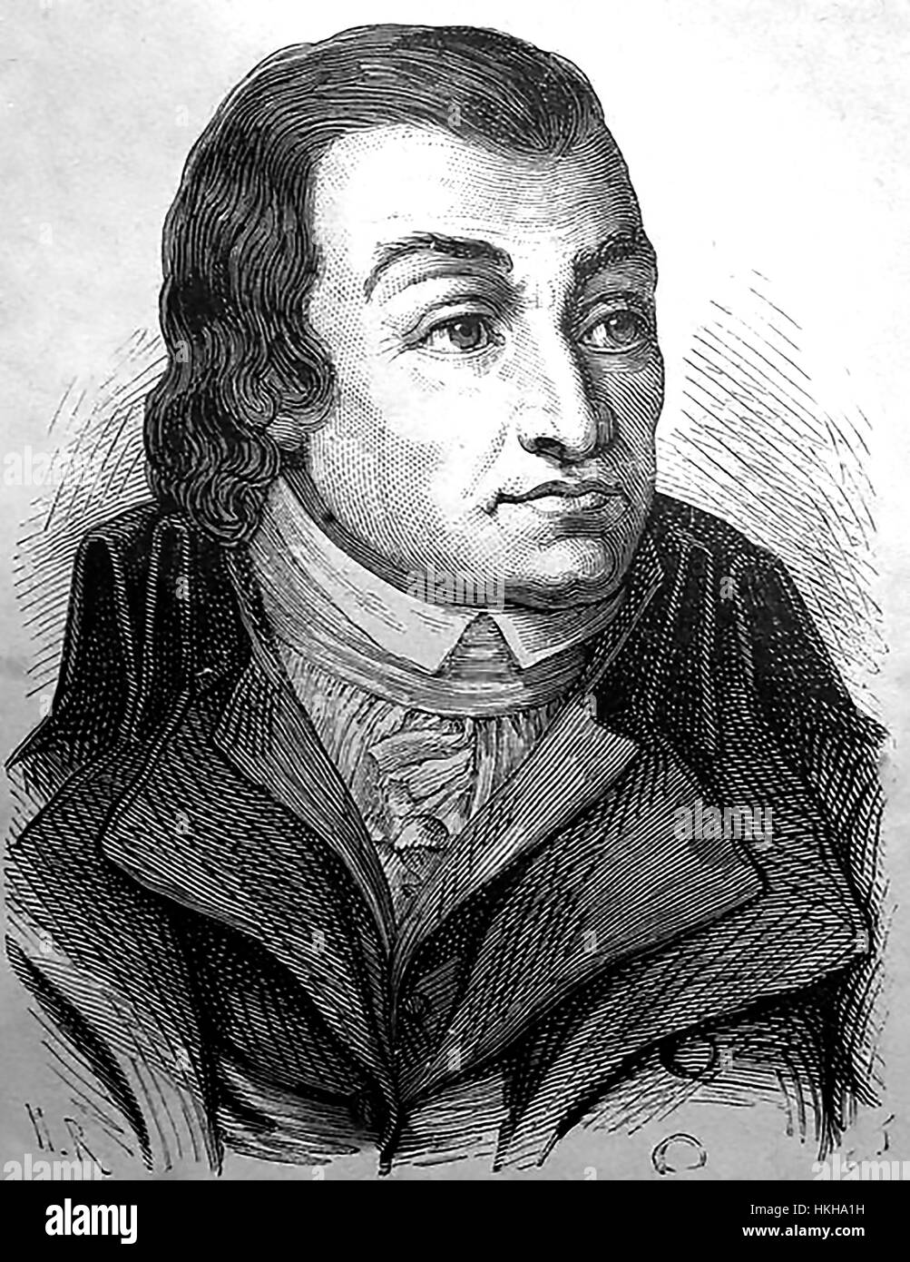 ANTOINE FOUQUIER-TINVILLE (1746-1795) französische Staatsanwalt während der Frankreich Revolution und der anschließenden Herrschaft des Terrors Stockfoto
