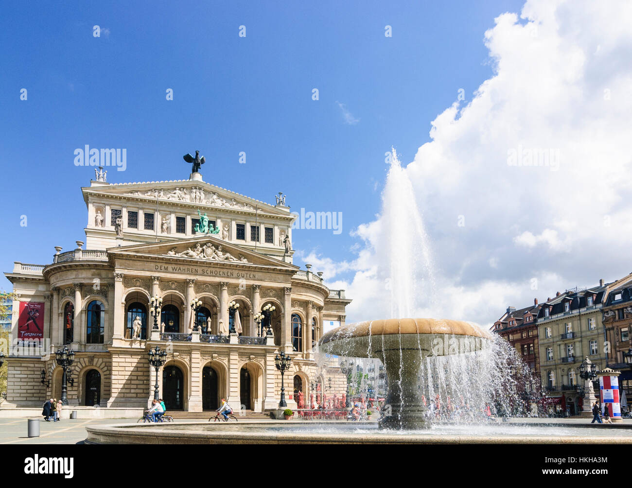 Frankfurt Am Main: Alte Oper (alte Oper), Alte Oper, Hessen, Hessen, Deutschland Stockfoto