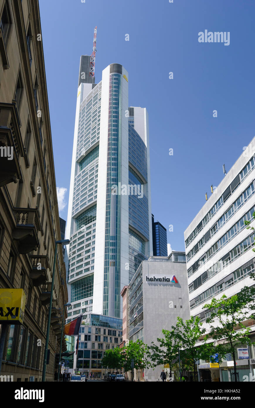 Frankfurt Am Main: Commerzbank-Tower, Banken, Hessen, Hessen, Deutschland Stockfoto