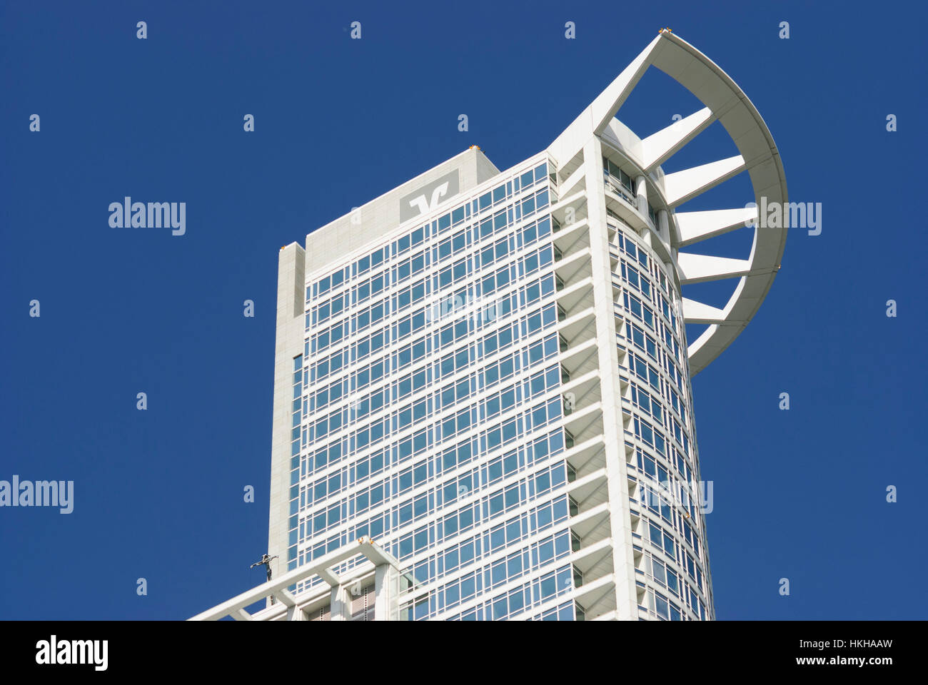 Frankfurt Am Main: Westendtower, Hauptsitz der DZ Bank, Banken, Hessen, Hessen, Deutschland Stockfoto