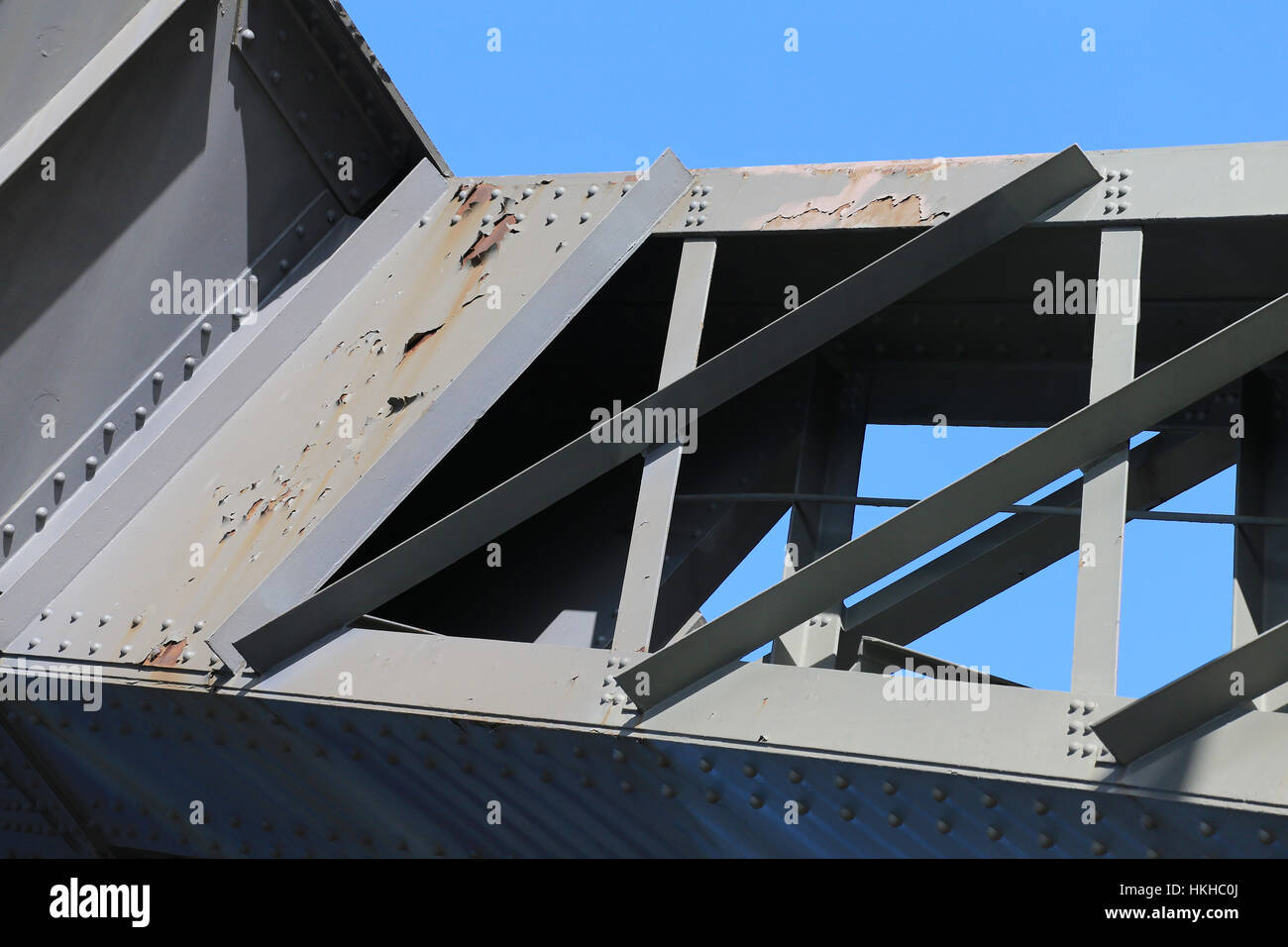 Sydney Harbour Bridge-Support-Struktur Stockfoto