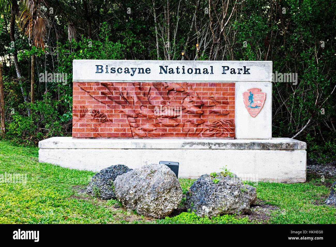 Biscayne Nationalpark Stockfoto