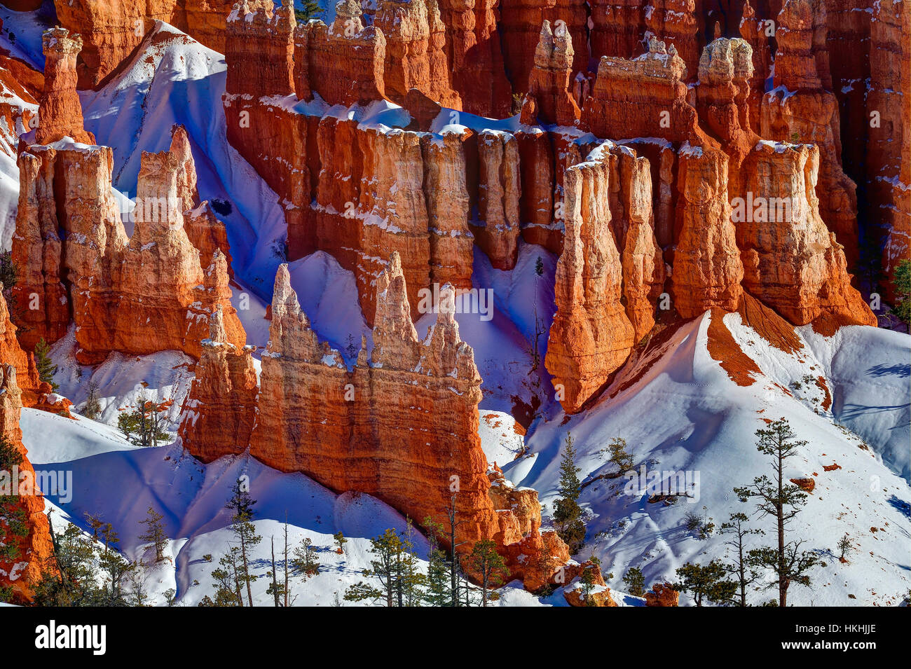 Bryce Canyon, abstracts Stockfoto