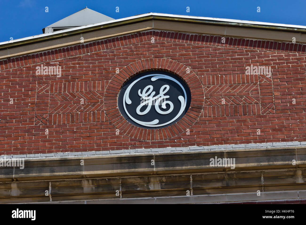 Ft. Wayne, IN - ca. Juli 2016: General Electric Factory. GE ist der Welt digitale industrielle Unternehmen IX Stockfoto