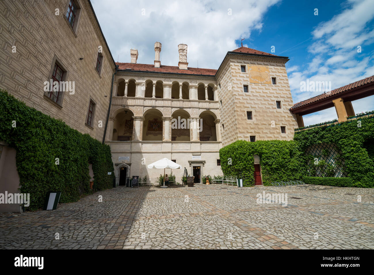 Burg, Melnik, Mittelböhmen, Tschechien Stockfoto