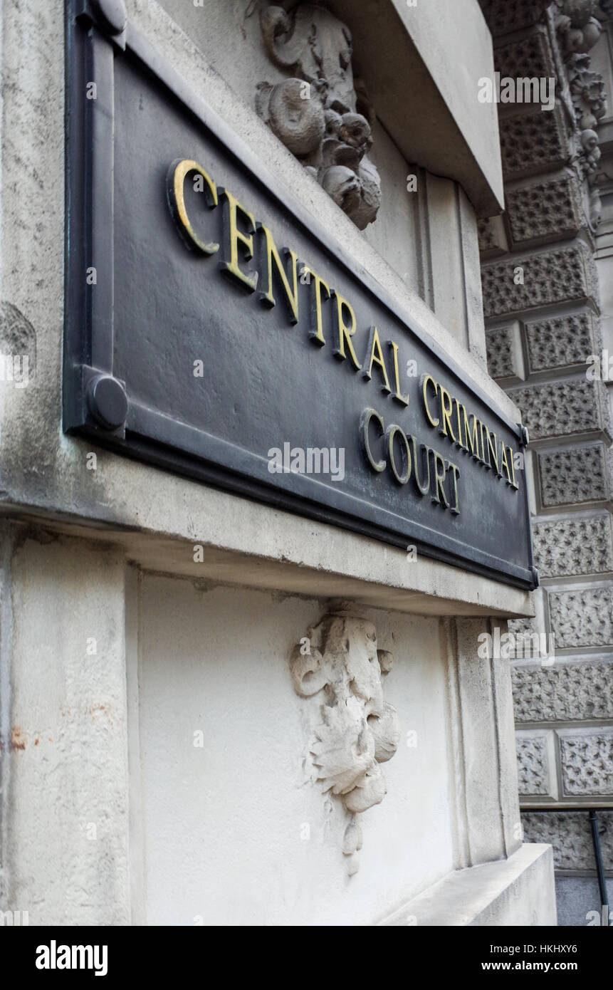 London Central Criminal Court (Old Bailey) Stockfoto