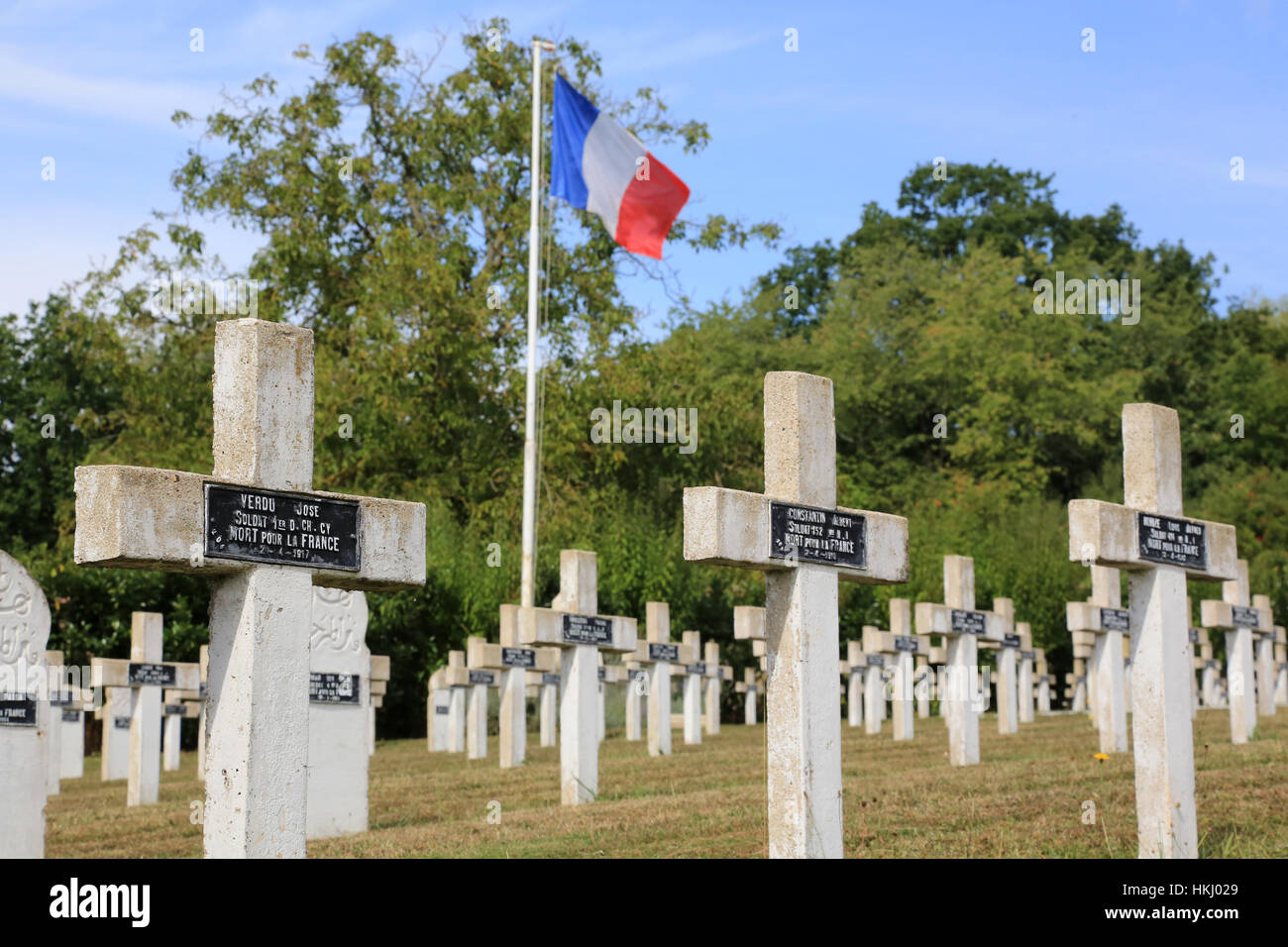 De Guerre Commonwealth. Coulommiers. Stockfoto