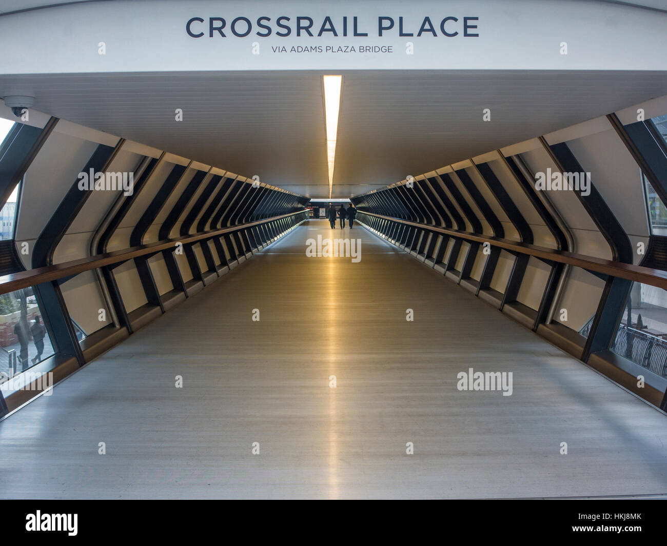 Crossrail Ort, Canary Wharf Crossrail Station Canary Wharf, London, England, Stockfoto