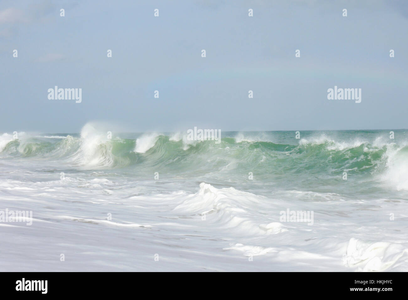 Wellen im Meer, Tangalle, Süden Provinz, Sri Lanka Stockfoto