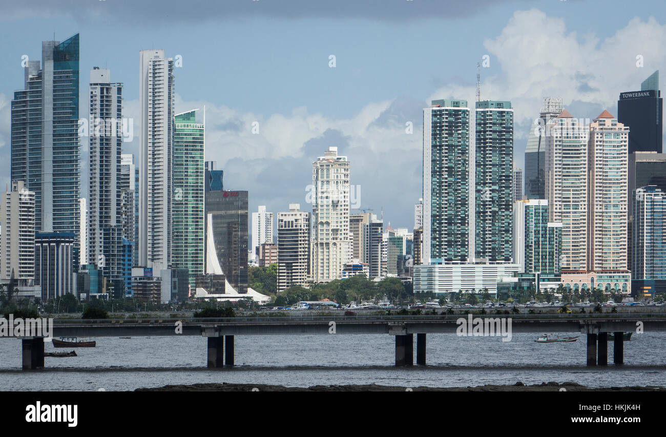 Panama, Panama-Stadt skyline Stockfoto